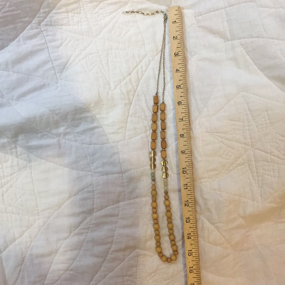 Wood Stone and Metal Necklace - Picture 4 of 4